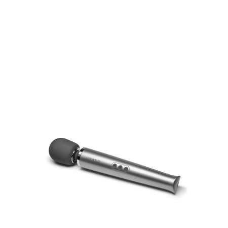 Masażer Le Wand Grey - akumulatorowy masażer typu wand: 10 prędkości, 20 programów, 34 cm - 2
