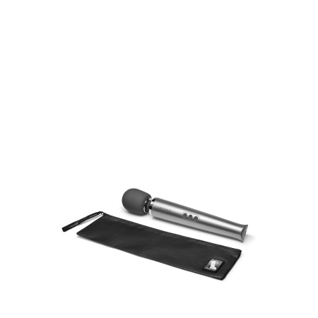 Masażer Le Wand Grey - akumulatorowy masażer typu wand: 10 prędkości, 20 programów, 34 cm - 3