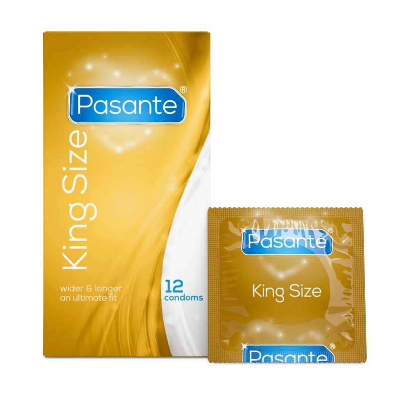 Prezerwatywy Pasante King Size 12 szt. – 60 mm szerokości, lateks naturalny - 1