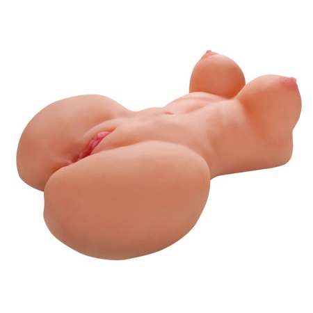 Masturbator typu tors Fuck Me Silly 2 Mega, dwukanałowy, TPR, 52 x 29 x 15 cm - 3