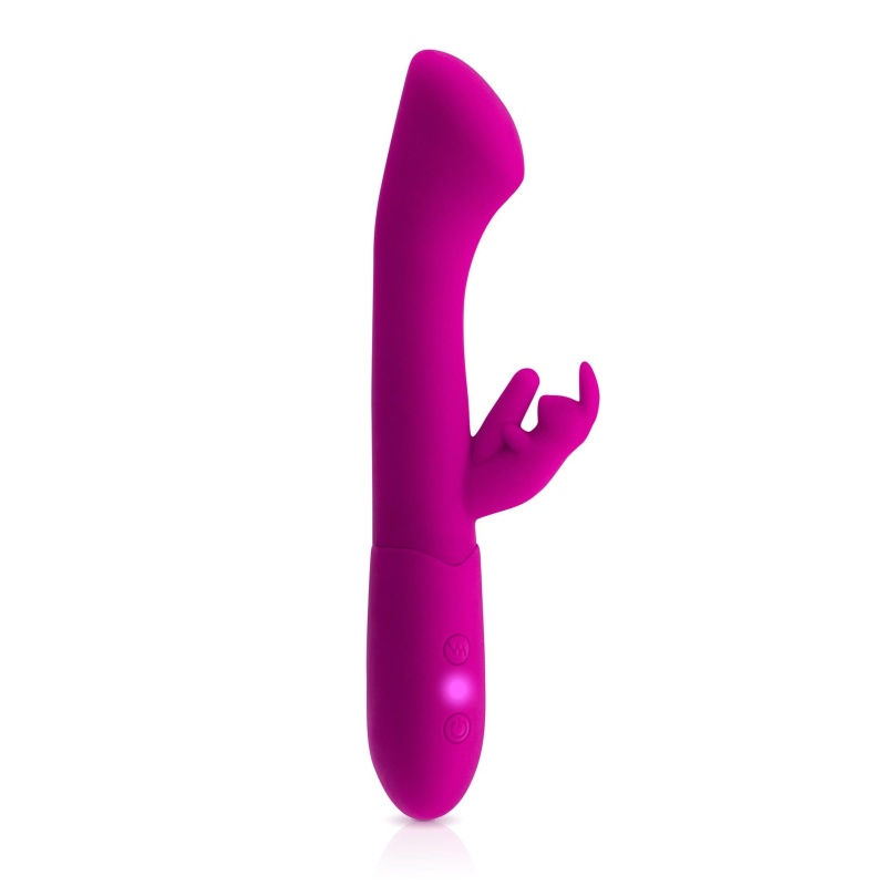 Wibrator Rabbit Bella - podwójna stymulacja punktu G i łechtaczki, silikon medyczny, 186 mm - 2