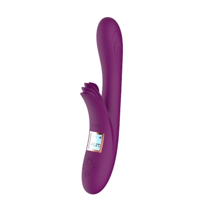 Wibrator Lilo USB z podgrzewaniem do 41,2°C i wyświetlaczem LCD (ok. 20 cm) - 1