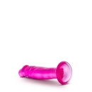 Dildo B Yours Sweet N' Small 6" - Przyssawka i Faktura żył, 16,5 cm, Ø 3,8 cm, Różowy - 5
