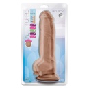 Dildo Au Naturel Big Boy 10-calowy - dwuwarstwowy TPE Sensa Feel z systemem FlexiShaft i przyssawką, 25,4 cm - 1