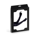 LONG BLACK SATIN GLOVES TU (Size: TU) - 2