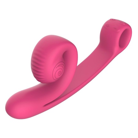 Wibrator podwójny silikonowy Curve z technologią Slide'n'Roll, 23 cm - 4