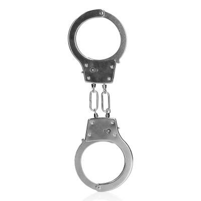 Metal Hand Cuffs - Silver - 1