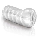 Masturbator Clear Leader Snatch – przezroczysty rękaw TPE, realistyczny kanał stymulacyjny, długość 14,8 cm - 2