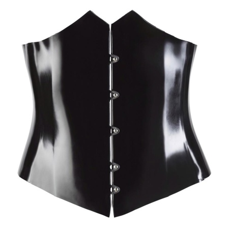 Latex Waist Cincher black M - 8