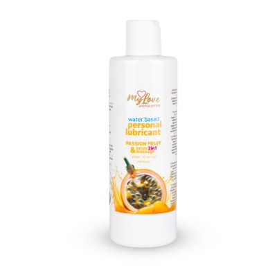 Wodny lubrykant i żel do masażu Aroma Series 2w1 Passion Fruit 300ml - 1
