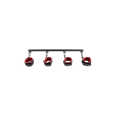 SPORTSHEETS SAFFRON SPREADER BAR AND CUFF SET - 1