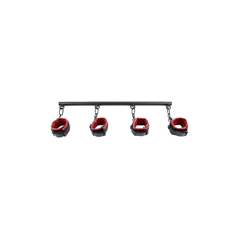SPORTSHEETS SAFFRON SPREADER BAR AND CUFF SET - 1