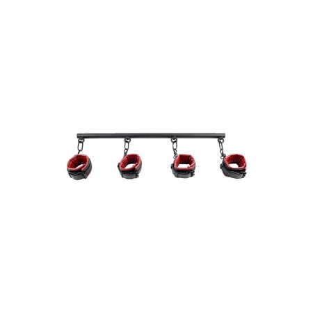 SPORTSHEETS SAFFRON SPREADER BAR AND CUFF SET - 1