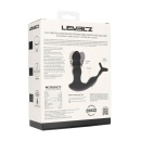 Dual Vibrating Remote Rotating Head Silicone Prostate Stimulator with Cock and Ball Ring - Black - 3