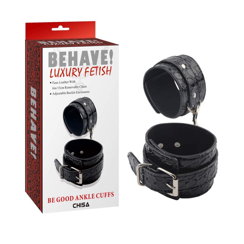 Be good Ankle Cuffs-Black - 1