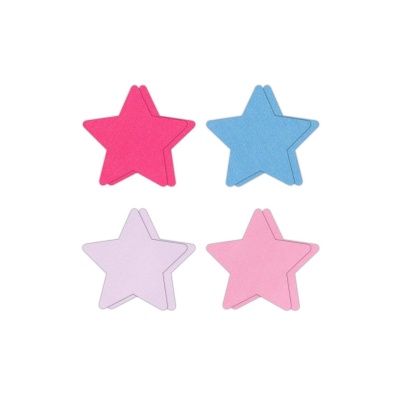 PRETTY PASTIES STAR II ASSORTED 4 PAIR - 1 2