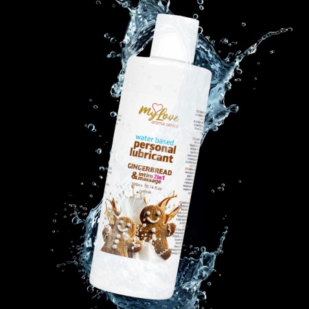 Lubrykant i żel do masażu 2w1 Aroma Series Gingerbread 300 ml biało-brązowy - 4