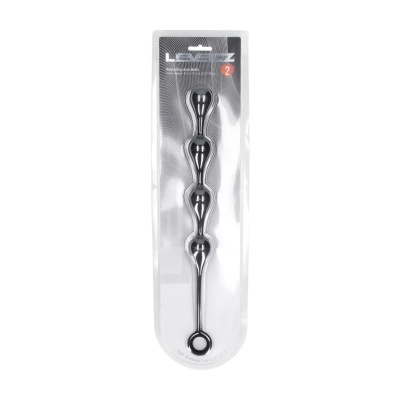 Waterdrop Silicone Anal Balls -M - 30mm - Black - 1