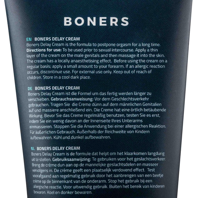 Boners - Delay Cream 100 ml - 4