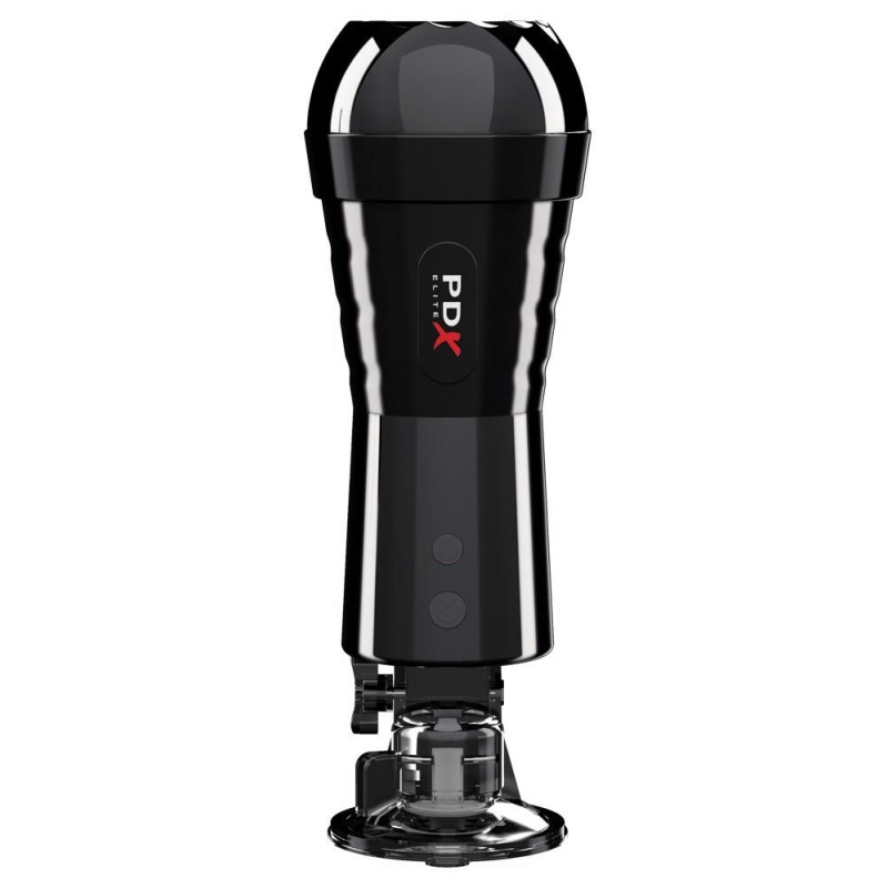 Masturbator Cock Compressor Vibr z pneumatycznymi poduszkami i funkcją doju, 21 cm - 3