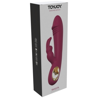 Wibrator króliczek Taygeta z podwójną stymulacją, 21 cm - 1 2
