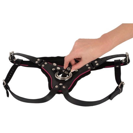 Leather String Strap-on S-L - 4