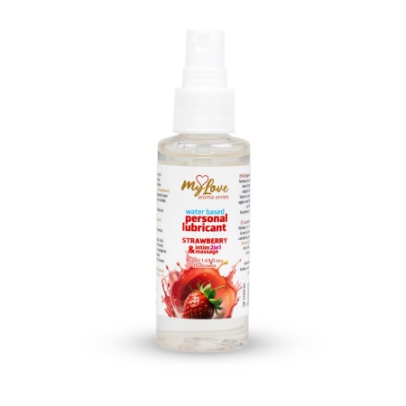 Lubrykant intymny i do masażu 2w1 Aroma Series Strawberry 50 ml - 1