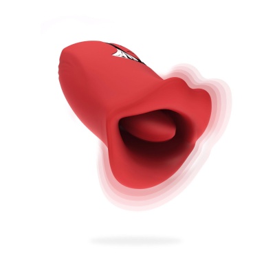 Stymulator łechtaczki The Kisser z realistycznymi ruchami warg, 13 cm - 1