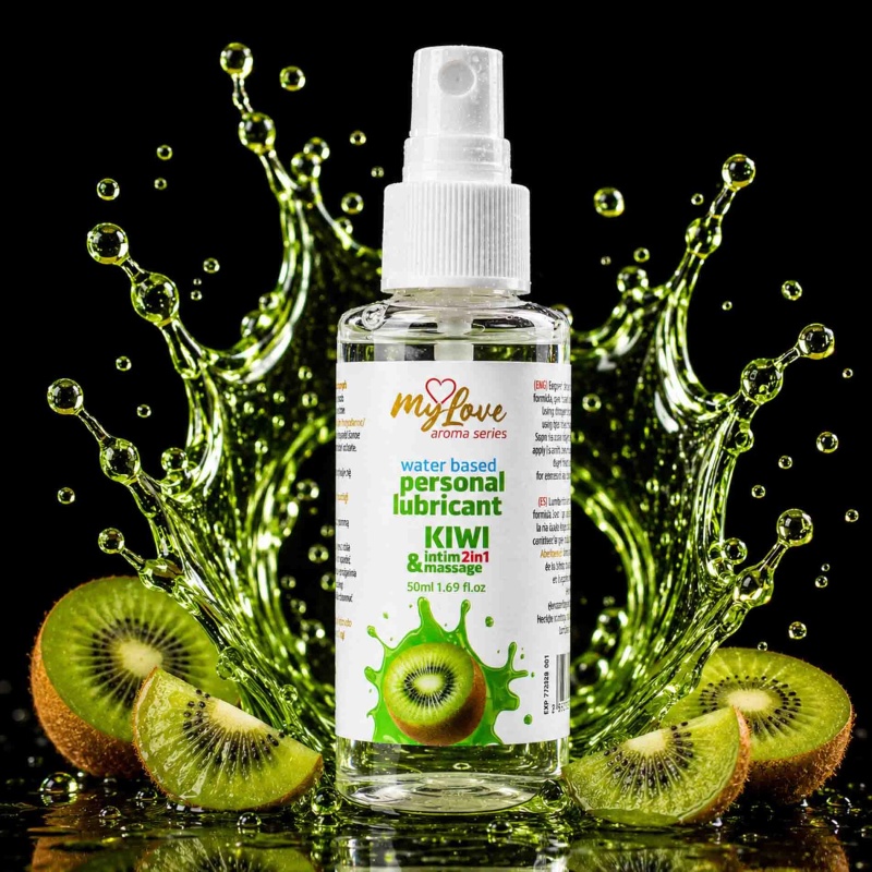 Żel intymny i do masażu Aroma Series 2w1 Kiwi 50 ml - 2