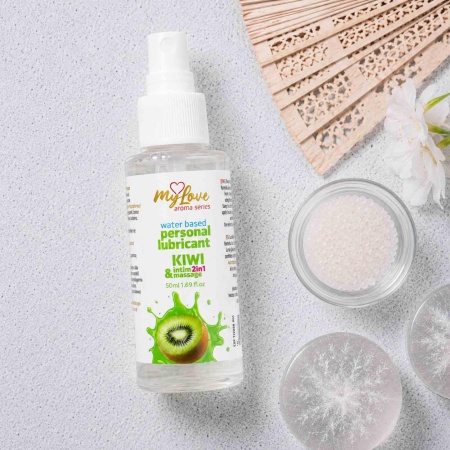 Żel intymny i do masażu Aroma Series 2w1 Kiwi 50 ml - 3