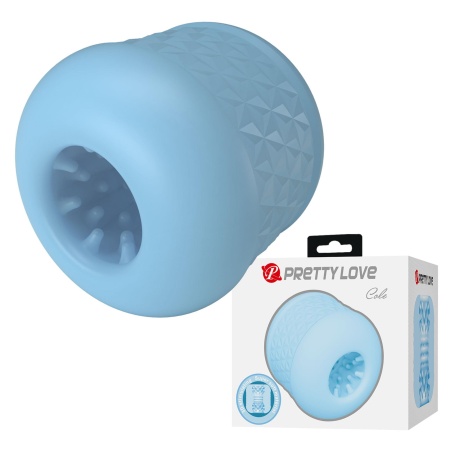 Masturbator Cole - dwustronny silikonowy stymulator manualny - 1