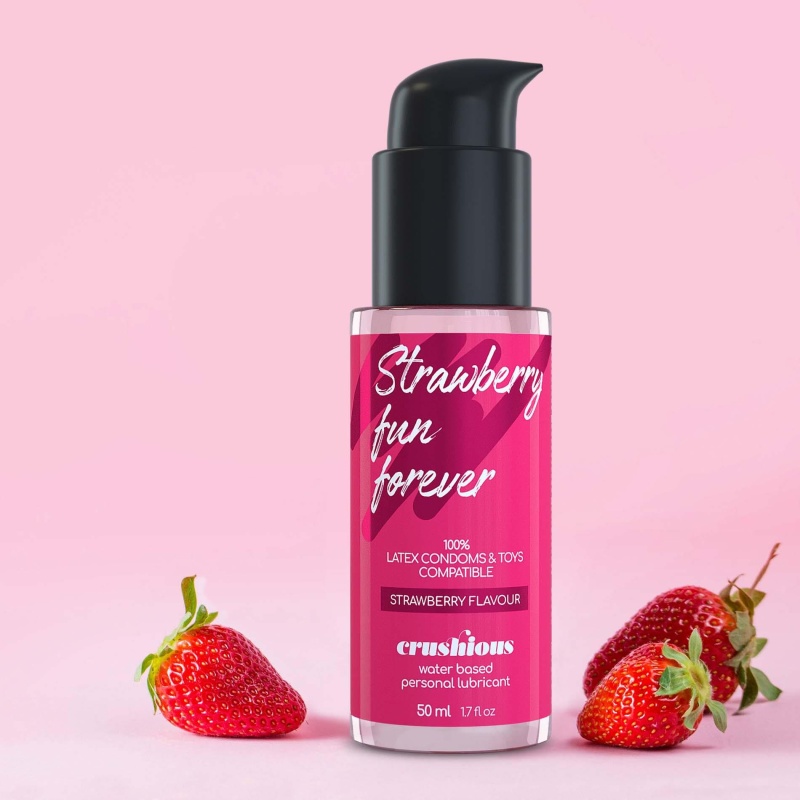 Lubrykant smakowy Crushious Strawberry 50 ml - 2