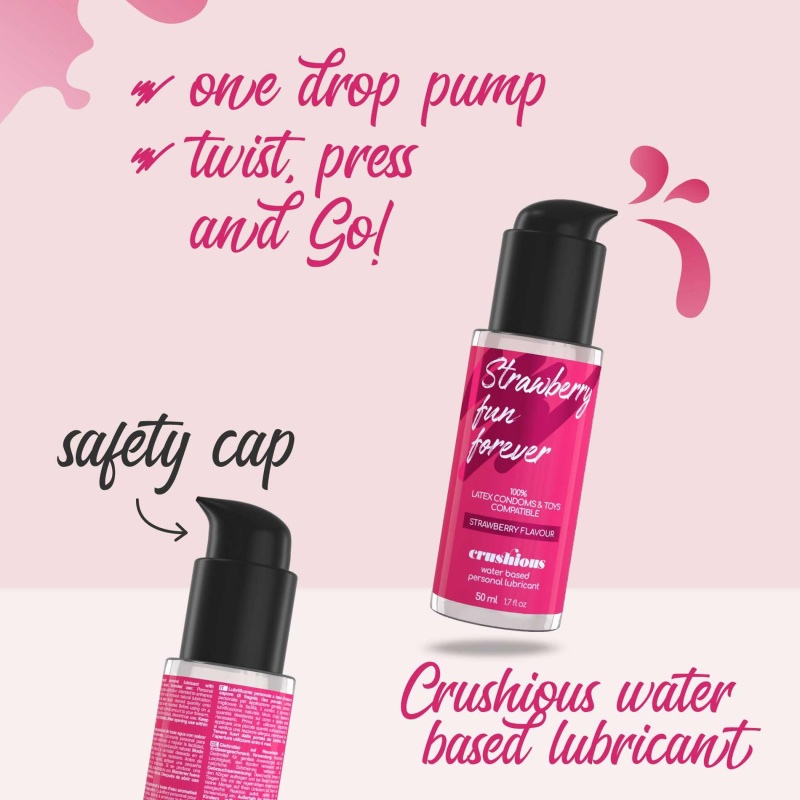 Lubrykant smakowy Crushious Strawberry 50 ml - 5