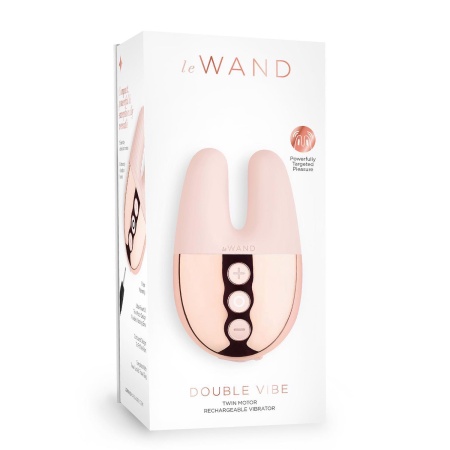 Wibrator podwójny Double Vibe z dwoma niezależnymi silnikami w elastycznych ramionach, 8,4 × 5,4 cm - 1