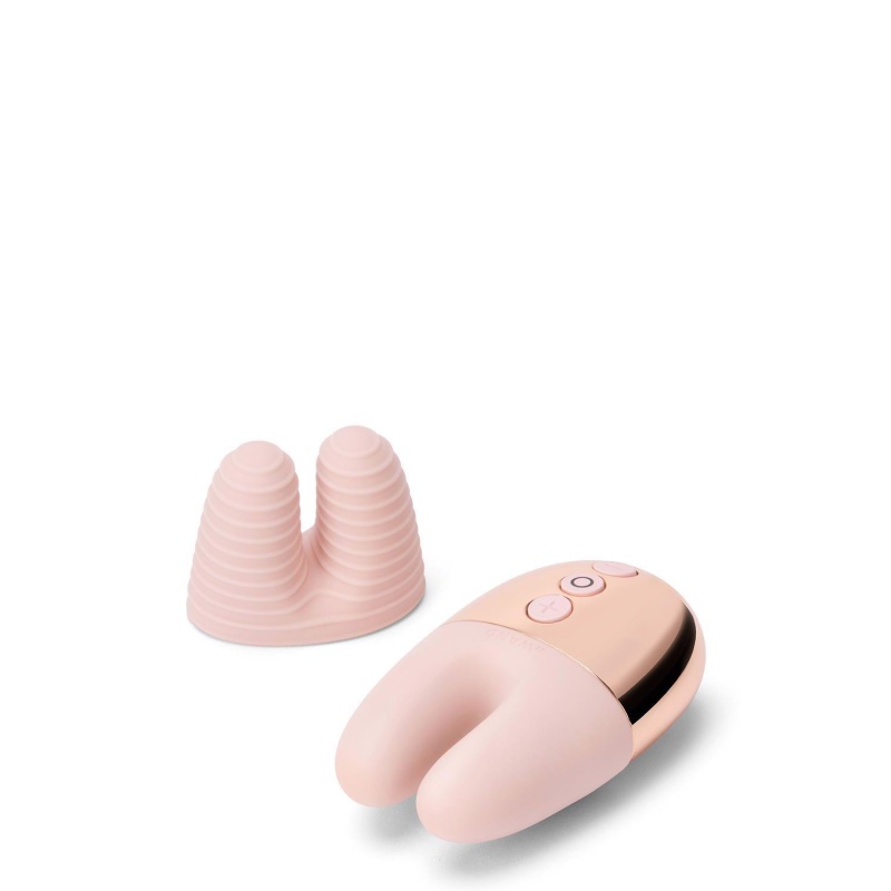 Wibrator podwójny Double Vibe z dwoma niezależnymi silnikami w elastycznych ramionach, 8,4 × 5,4 cm - 2