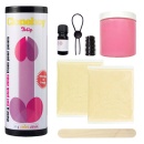 Zestaw do odciskania prącia Dildo Hot Pink — silikon medyczny, wycisk do 20 cm długości i Ø 4 cm - 2