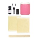 Zestaw do odciskania prącia Dildo Hot Pink — silikon medyczny, wycisk do 20 cm długości i Ø 4 cm - 3