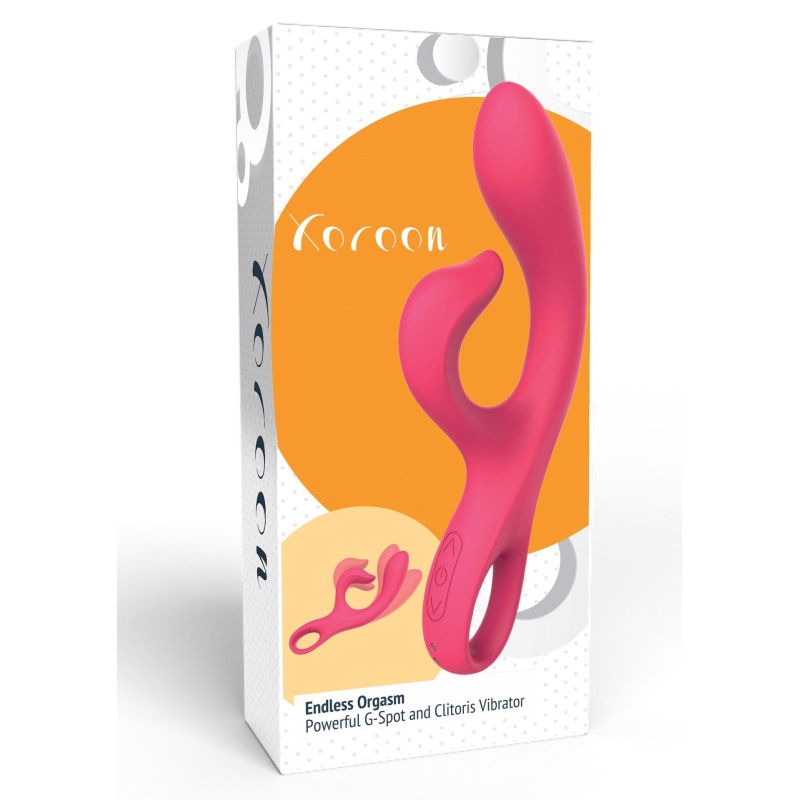 Wibrator Endless Orgasm 21 cm z podwójną stymulacją - 2