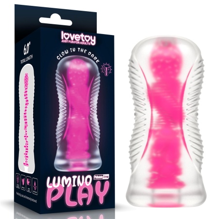 Masturbator Pink Glow 15x7 cm – świecący w ciemności - 1