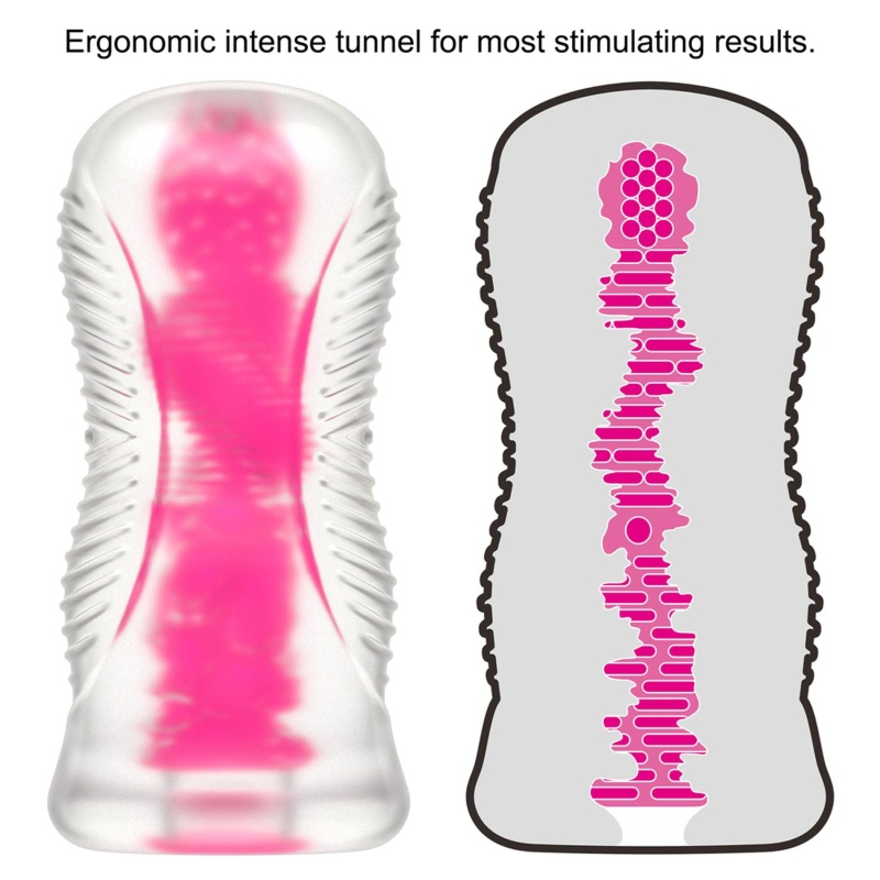 Masturbator Pink Glow 15x7 cm – świecący w ciemności - 6