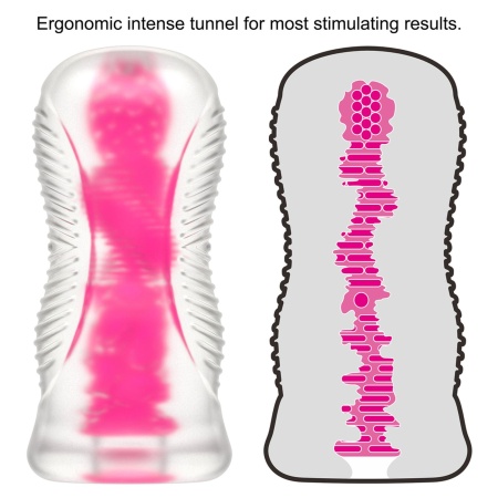 Masturbator Pink Glow 15x7 cm – świecący w ciemności - 6