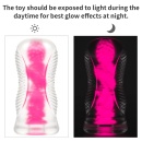 Masturbator Pink Glow 15x7 cm – świecący w ciemności - 7