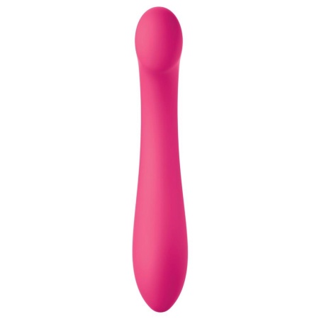 Dildo Tilla Silicone – zakrzywiony kształt do stymulacji punktu G i prostaty, 20 cm, Ø 3,4 cm - 4