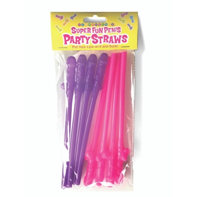 Super Fun Penis Party Straws - 1 2