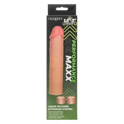 Nakładka na penisa Silicone Penis Extension System z regulacją długości 20,25 cm - 1 2