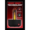 Masturbator Milk Me Hotter Black – automatyczne wibracje, ruch posuwisto-zwrotny, podgrzewanie, długość 24,8 cm - 7
