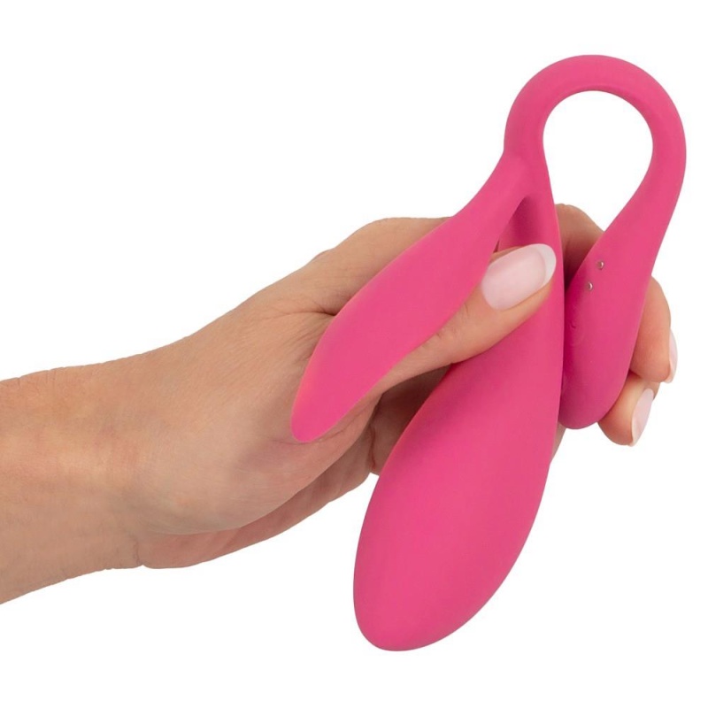 Stymulator łechtaczkowo-pochwowy RC Double Pleasure – 2 silniki, 10 trybów, 26 cm - 7