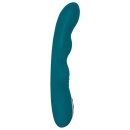 Wibrator rotacyjny Rotating G-Spot – zakrzywiona końcówka obrotowa z silikonu, 22,8 cm - 4