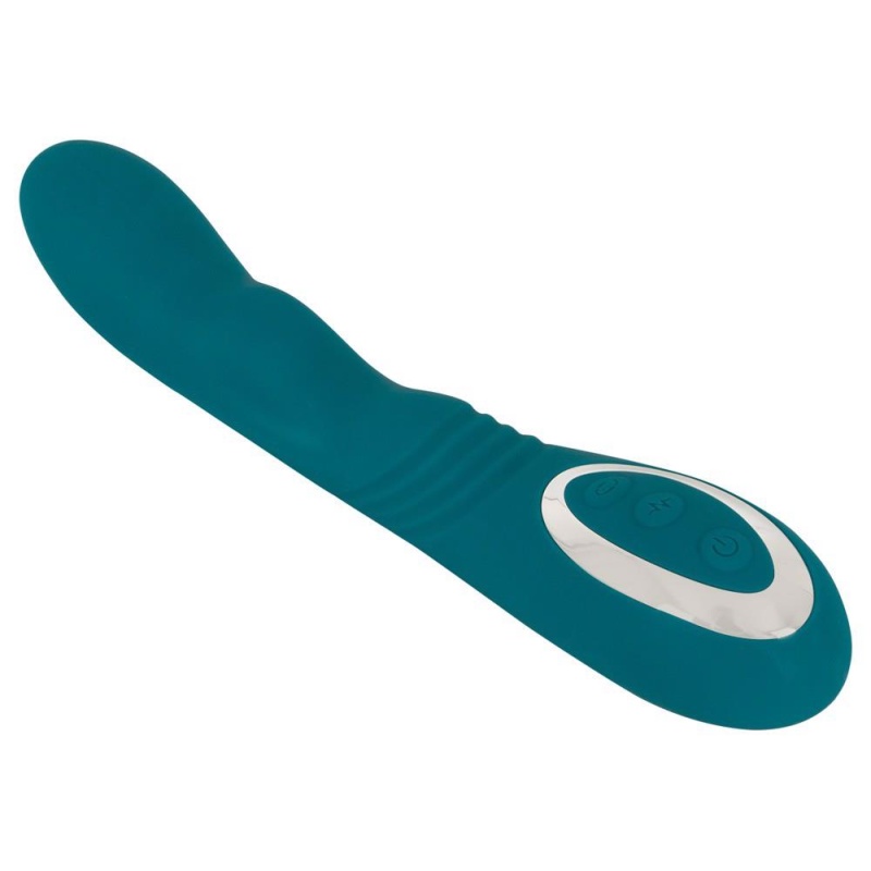 Wibrator rotacyjny Rotating G-Spot – zakrzywiona końcówka obrotowa z silikonu, 22,8 cm - 6