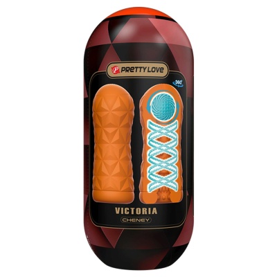 Masturbator Victoria Cheney z wirującą kulką 15 cm - 1